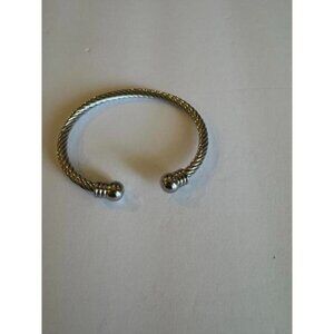 Stylish Silver Rope Bracelet
